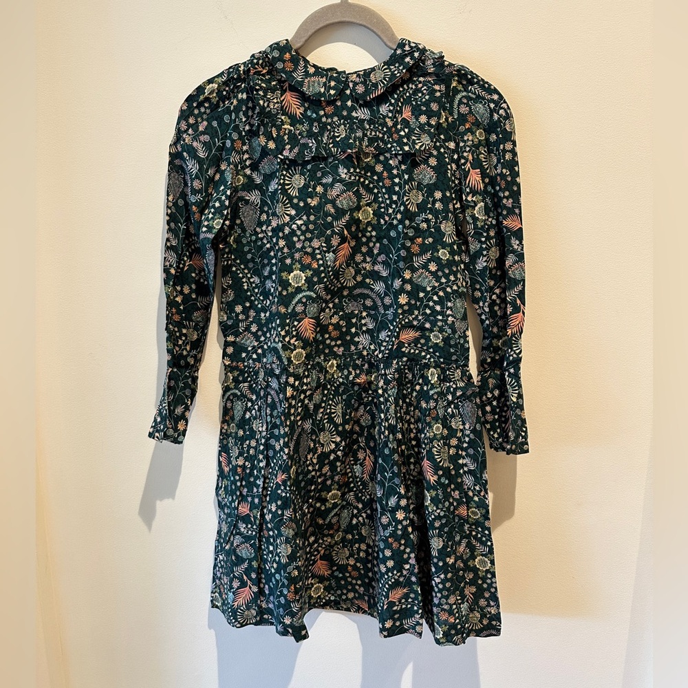 Caramel Collared Button Down Fit & Flare 3/4 Length Sleeve Dress size 10(girls)